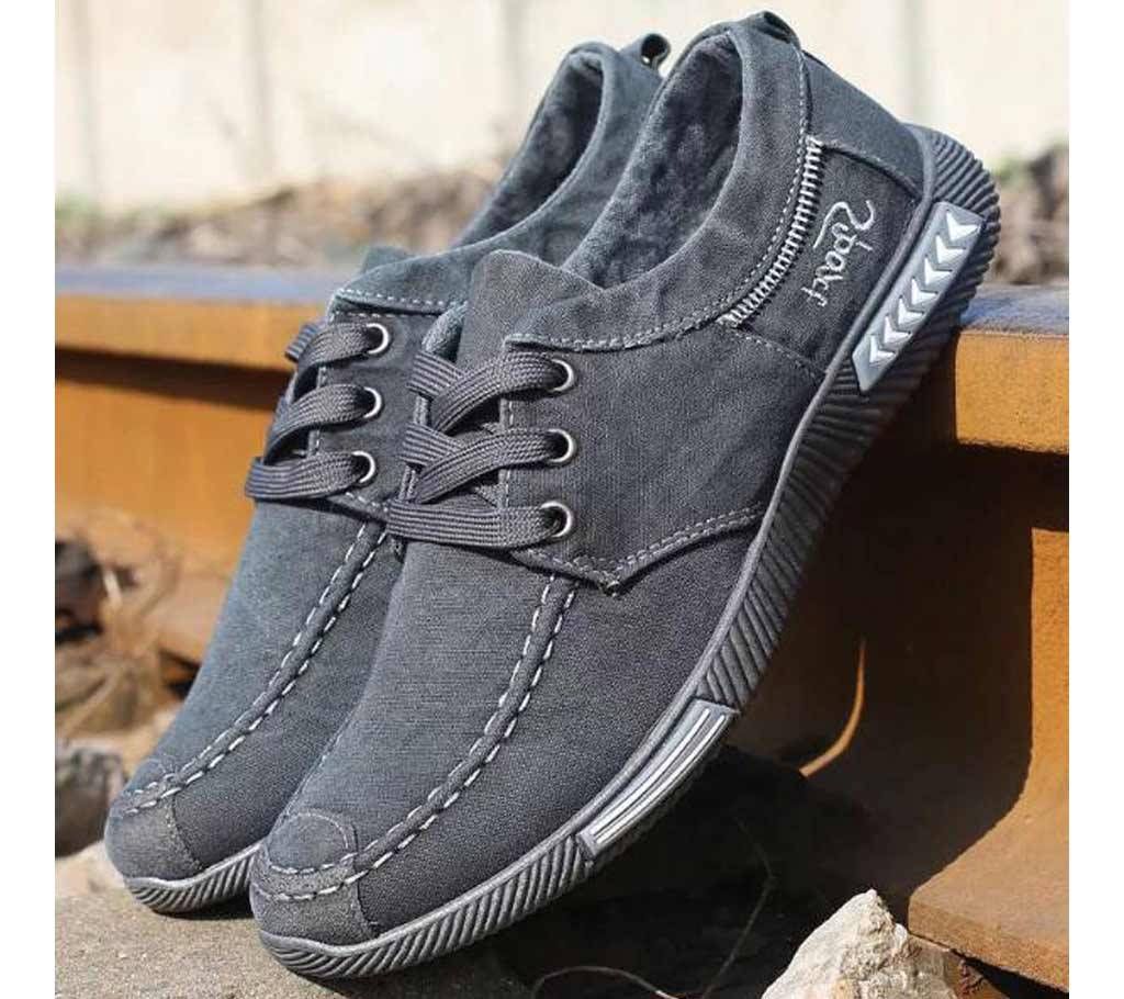 Mens Winter Casual Shoe (Gray)