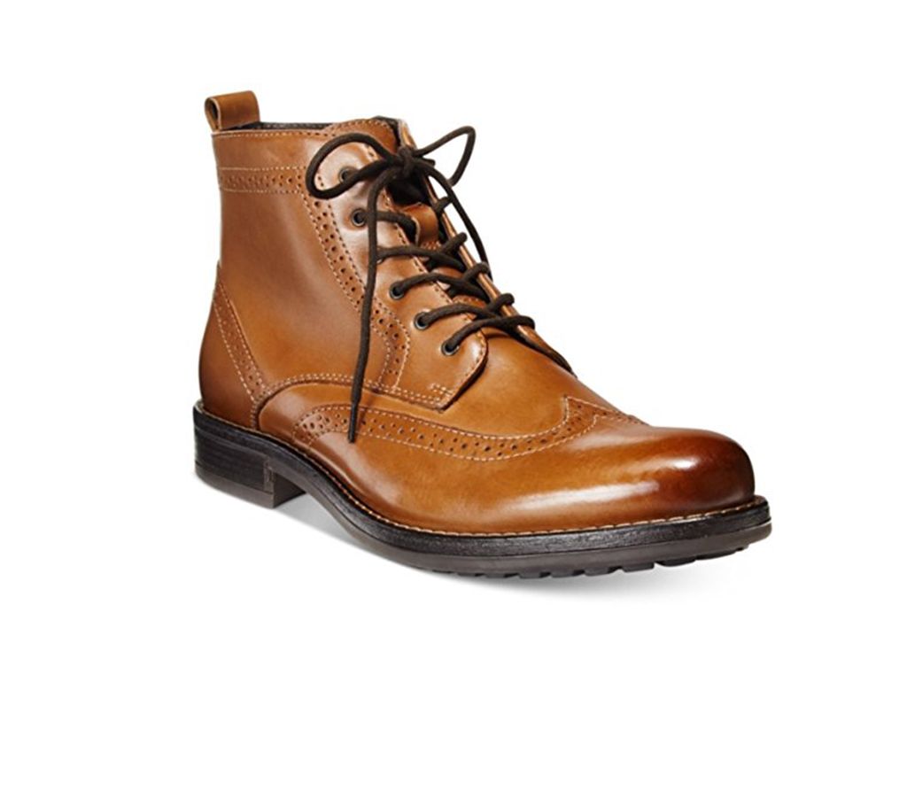 Bar III Mens Thompkins Wingtip Boots