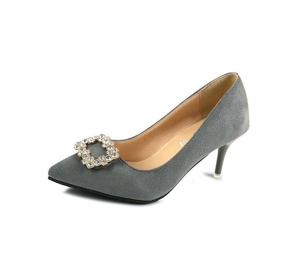 Women Exclusive High Heel with stone Imported Shoes