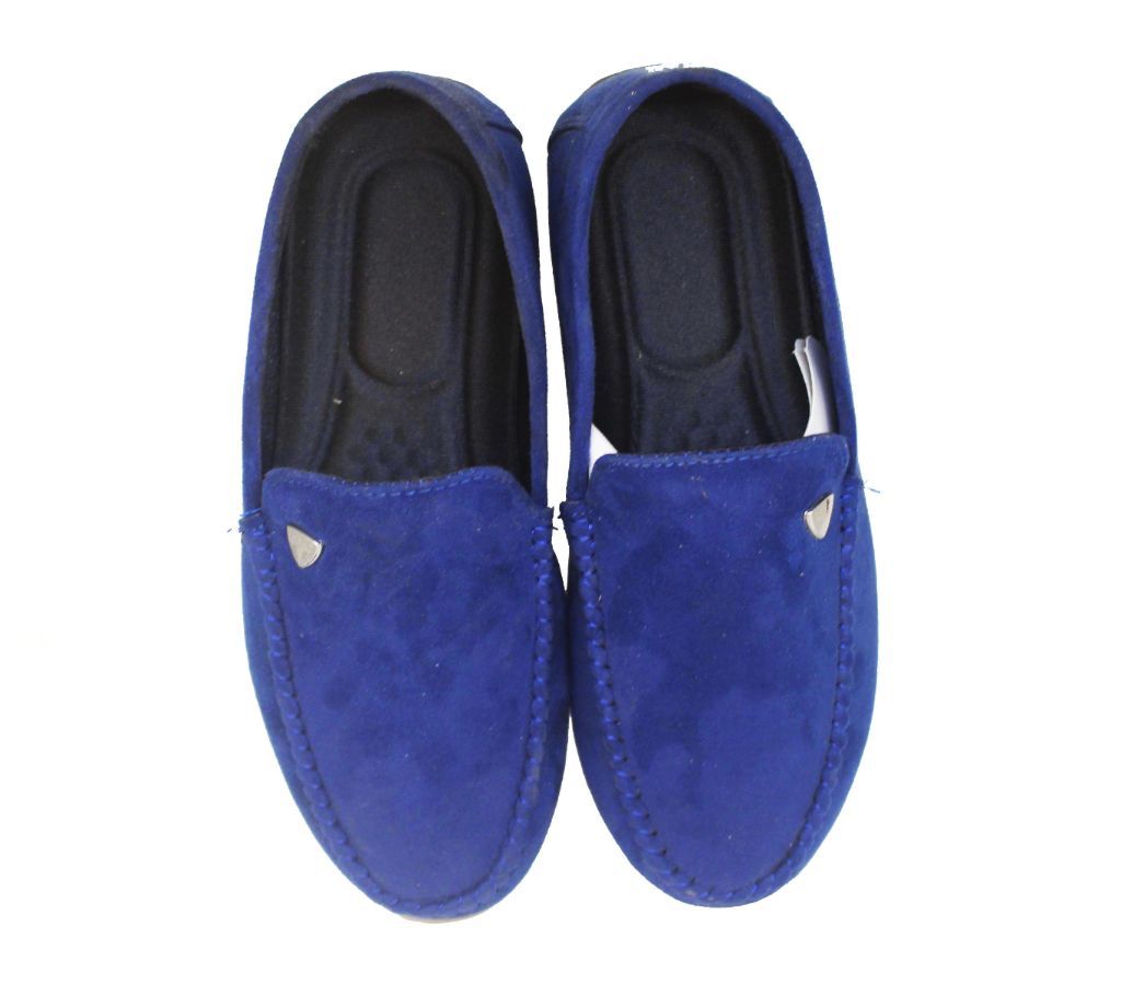 Blue Artificial Leather Loafer For Men