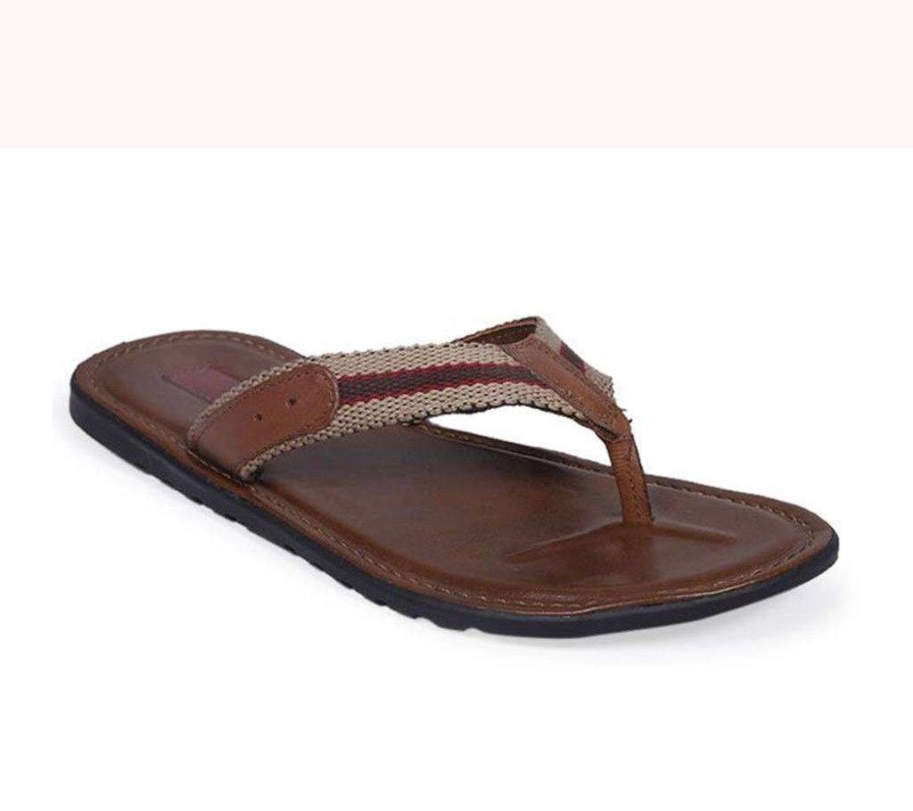 Apex Brown Leather Men's sandal