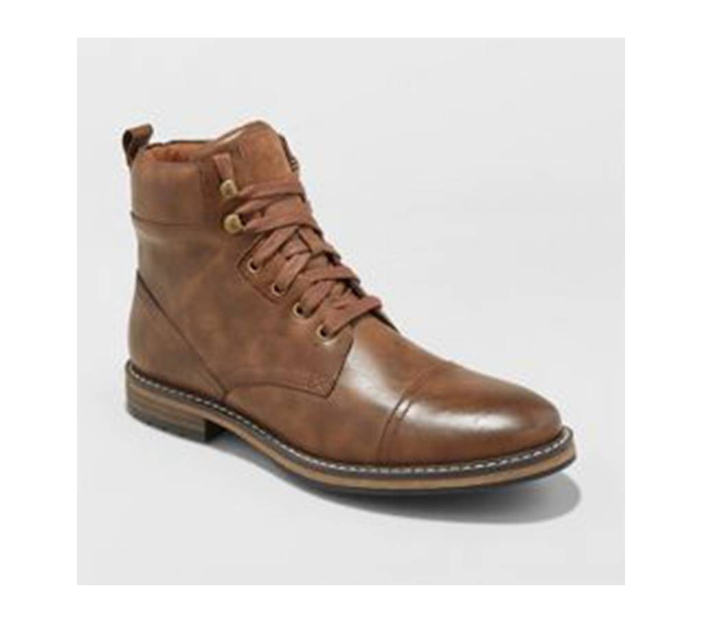Brown Suede Casual Boot for Men