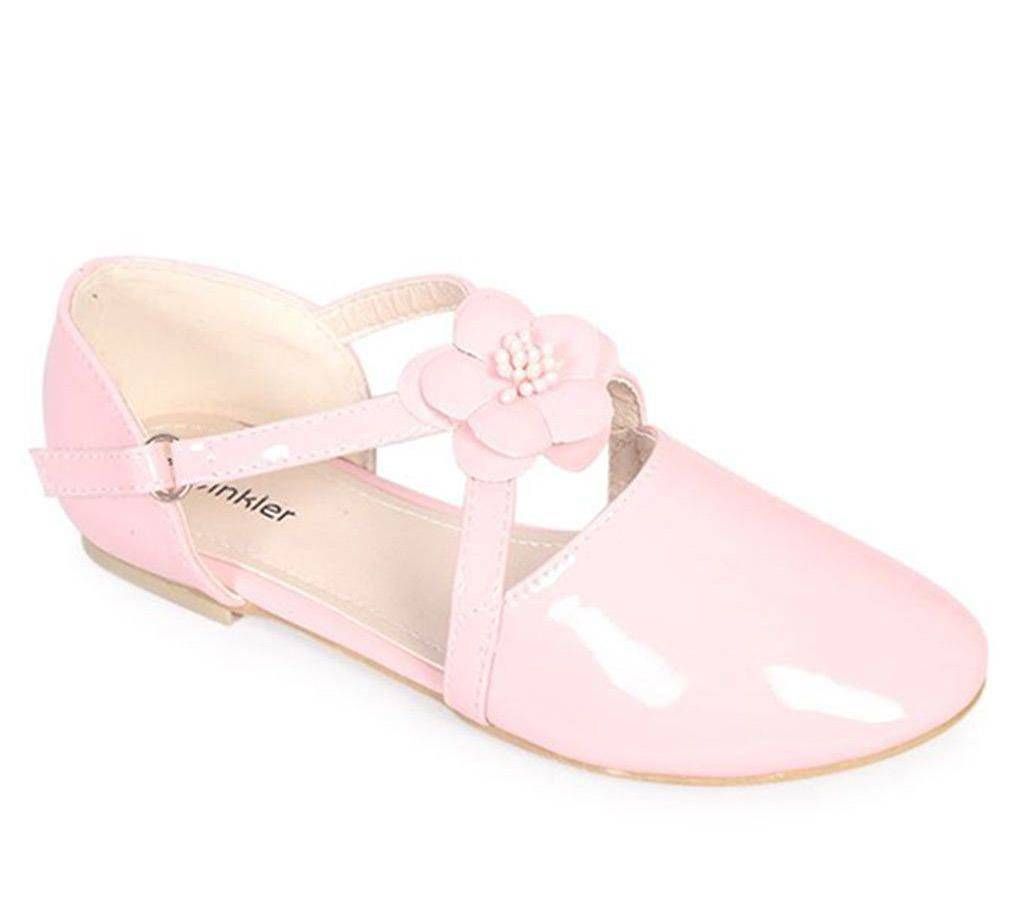 Twinkler Pink Artificial Leather Junior Girl's Sandal Shoe