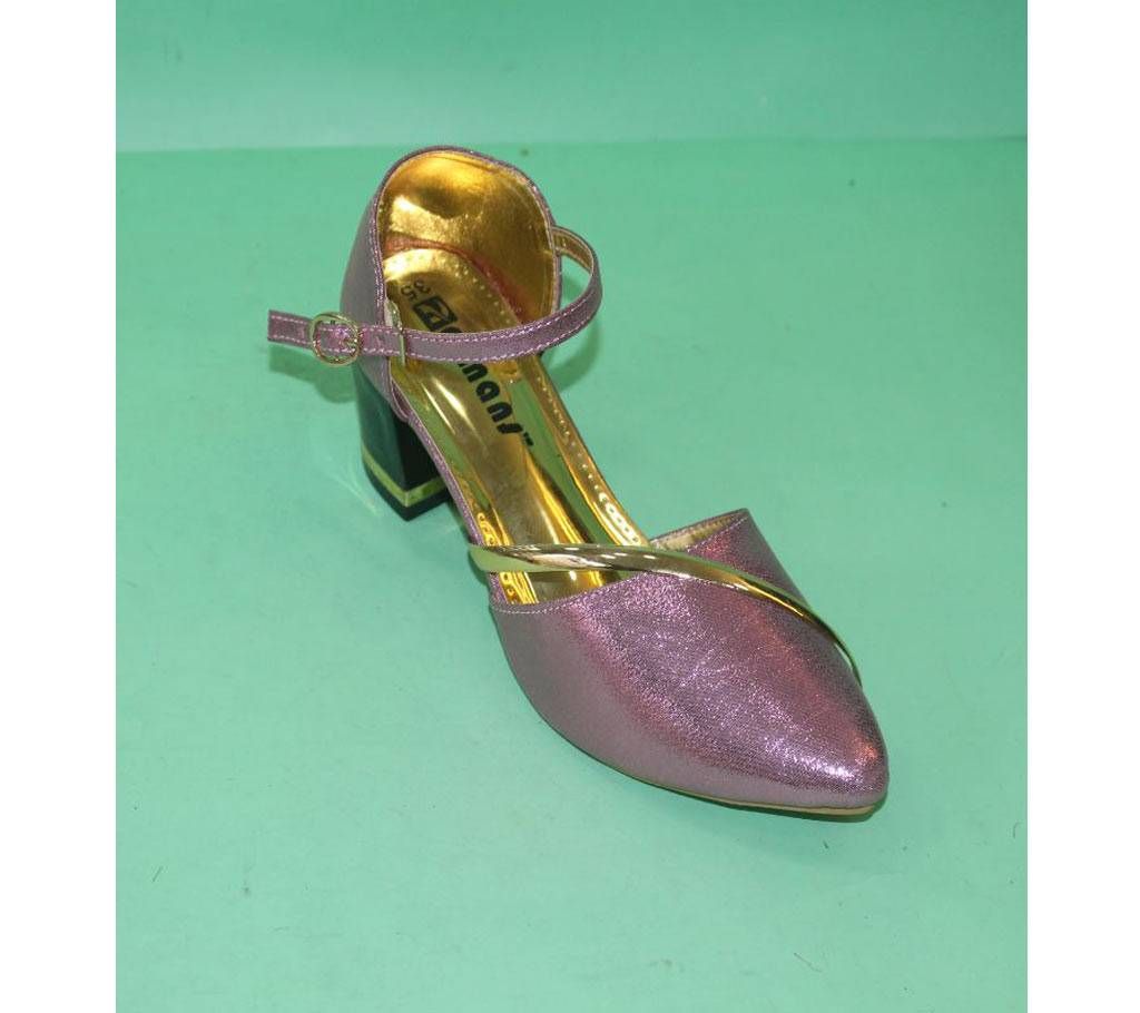 PINK SEME FLAT SELULIDE HEEL PAMPI SHOE