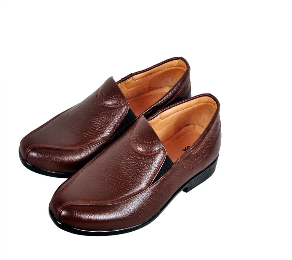Mens Causal Loafer-Coffee Color