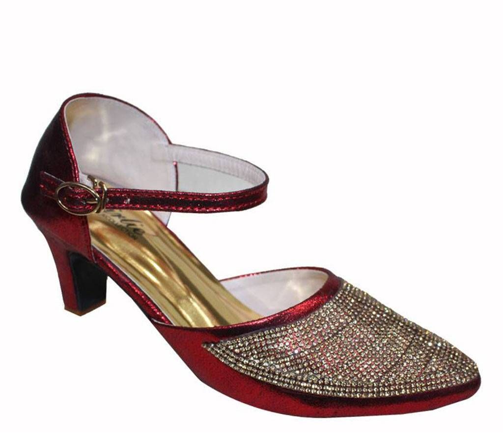 GIRLIE Nagra Belt Karchupi Semi-Pencil Heel