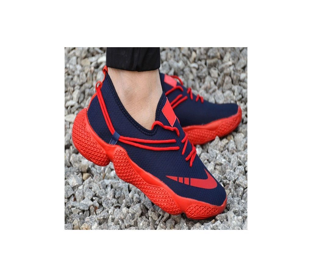 Sneaker Shoes Men Sport -Blue Mesh