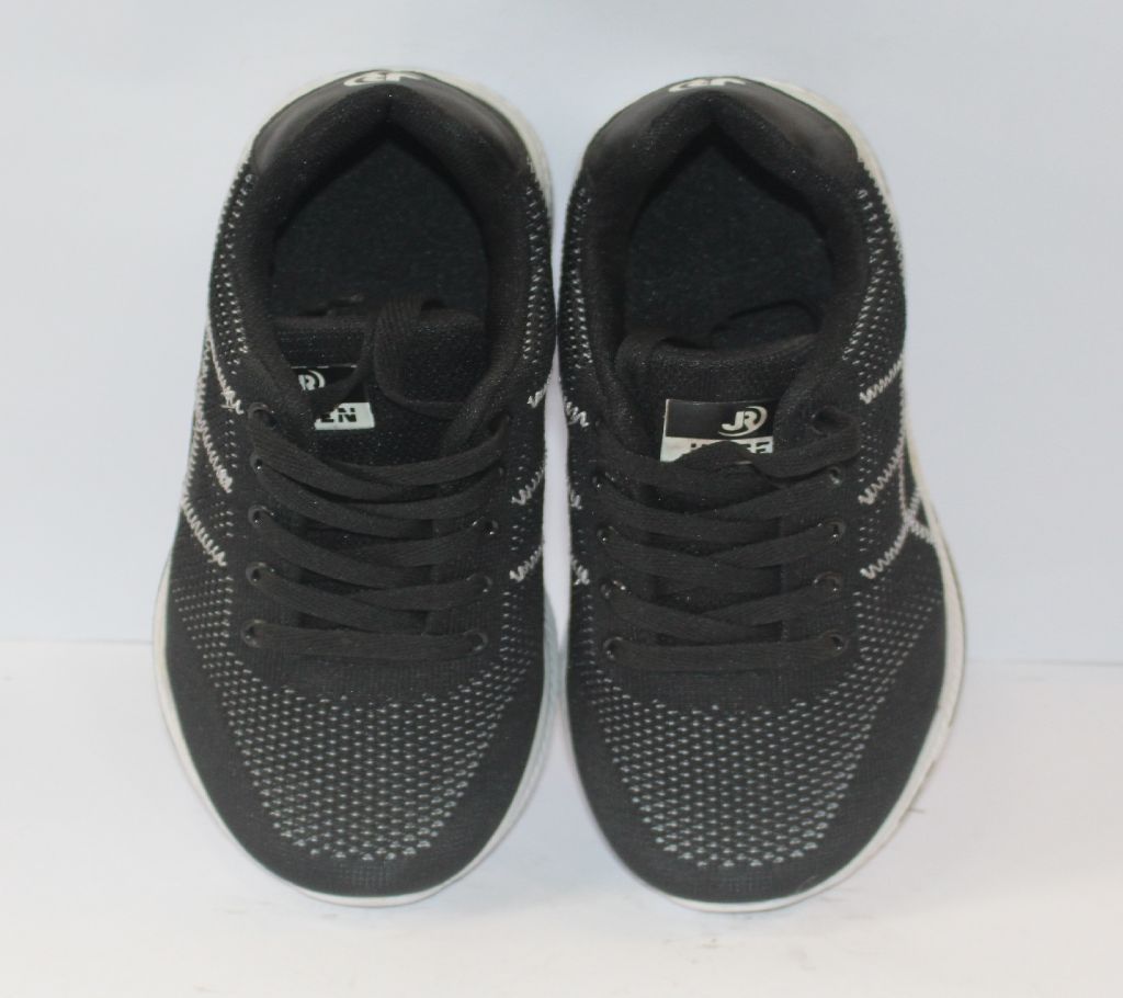 BLACK FABRIC KEDS FOR MEN