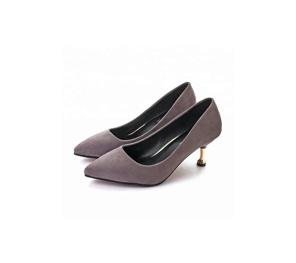 Women Exclusive High Heel  Grey Color