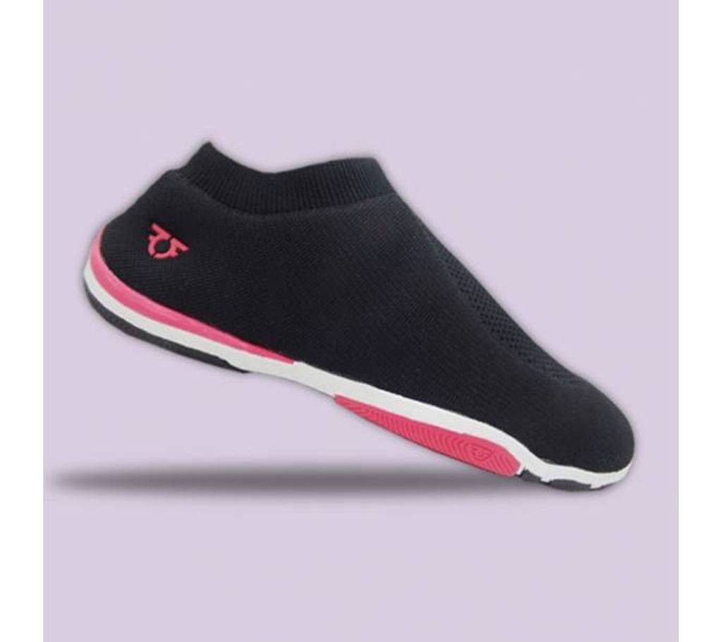 IFIQAS Hidrive Black Slip On Pump Shoes For Women