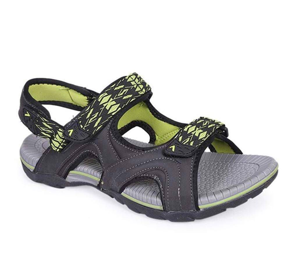 Sprint Grey/Green Men's Artificial Leather Sandal
