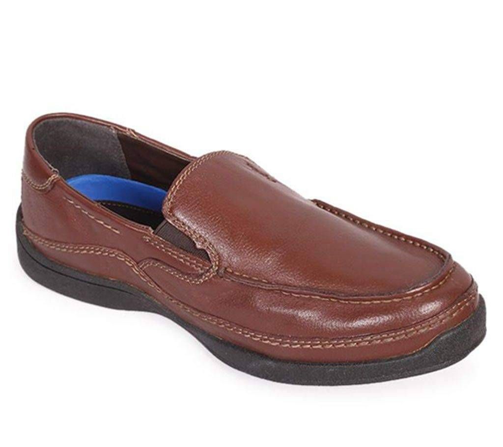 Apex Men's Brown Soft Leather Formal Shoe

