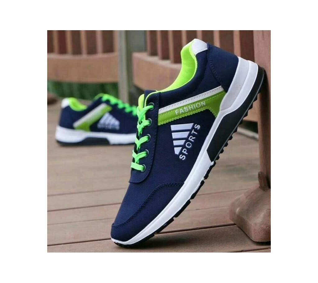 Artificial leather running shoe