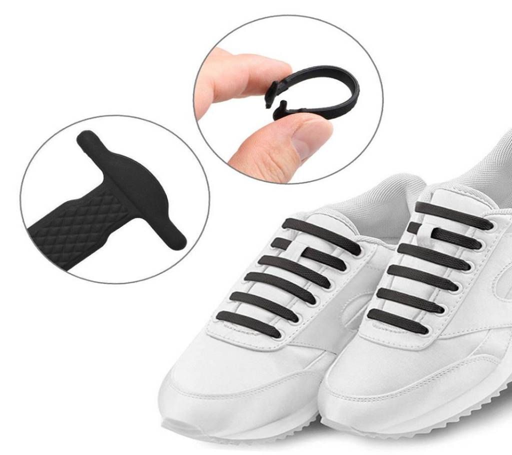 Easy Flat Lazy Silicone Shoelaces