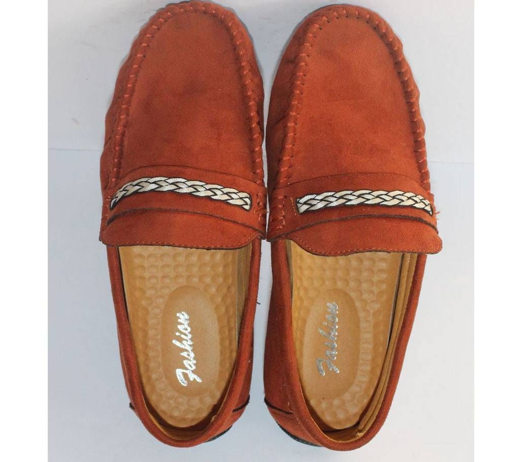 CHOCOLATE COLOR ARTIFICIAL LEATHER LOAFER FOR MEN