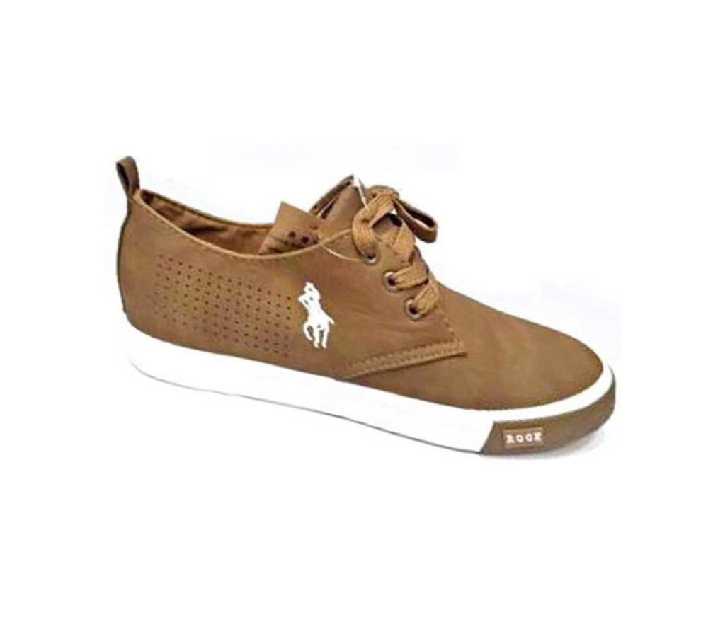 ROCK STAR gents faux leather snicker