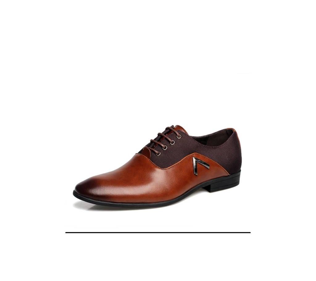 mans casual leather shoes