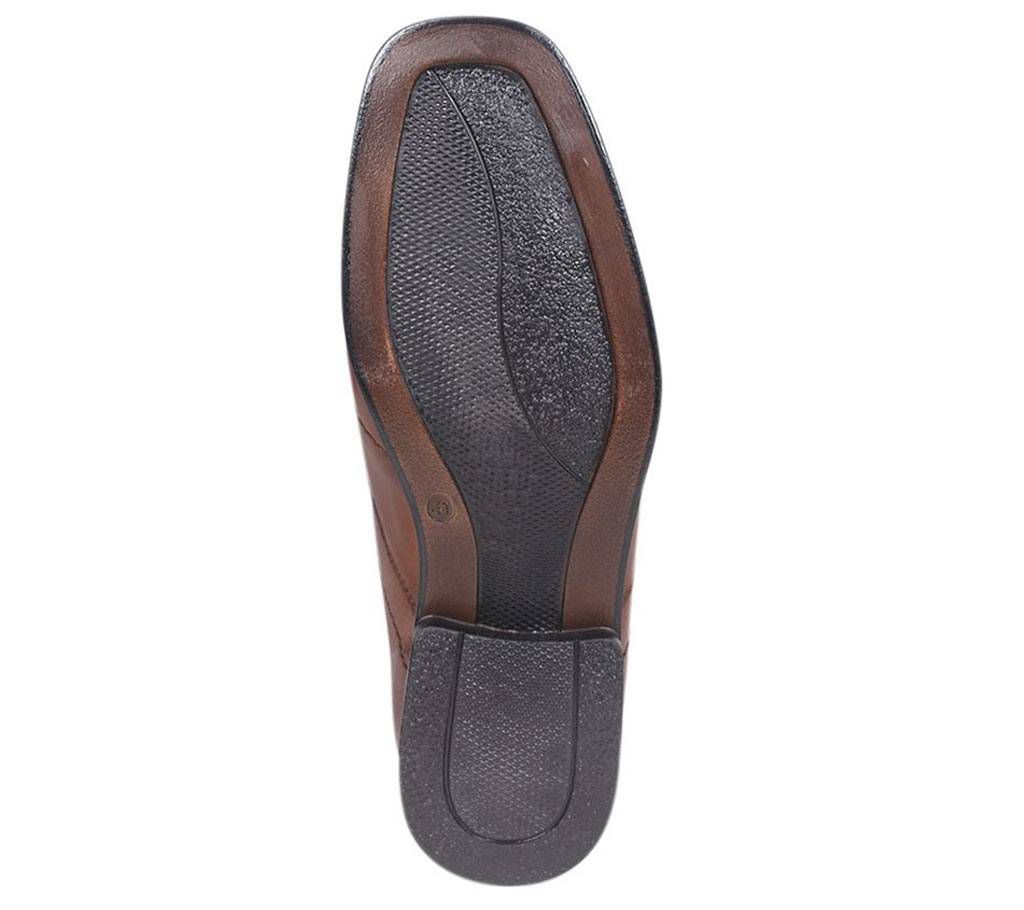 Apex Men's Brown Leather Formal Shoe

