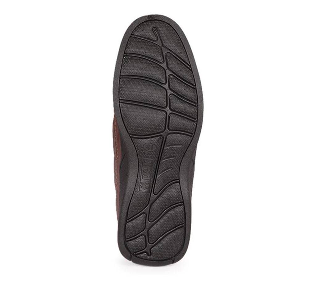 Apex Men's Brown Soft Leather Formal Shoe

