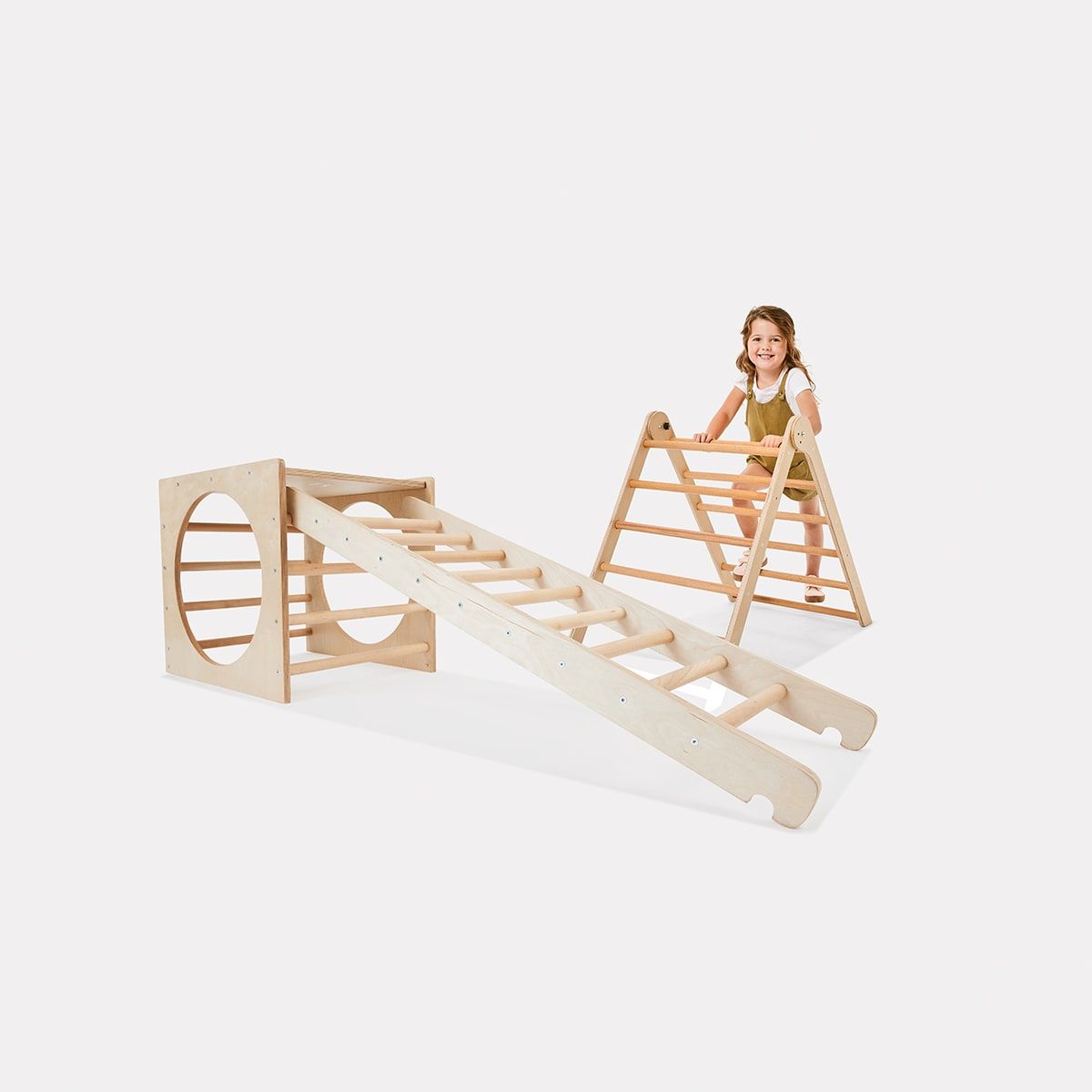 Wooden Climbing Set