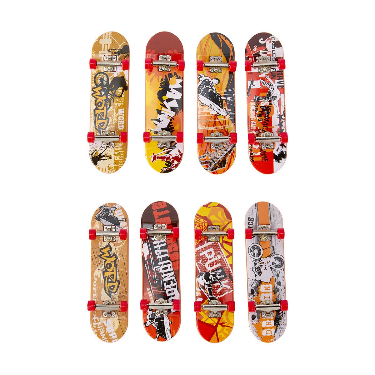 6 Piece Speed Movement Finger Skateboard