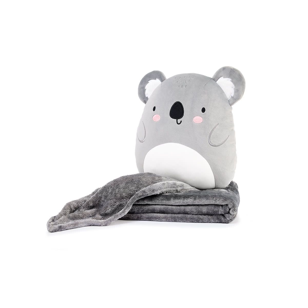 2-in-1 Koala Travel Blanket and Pillow