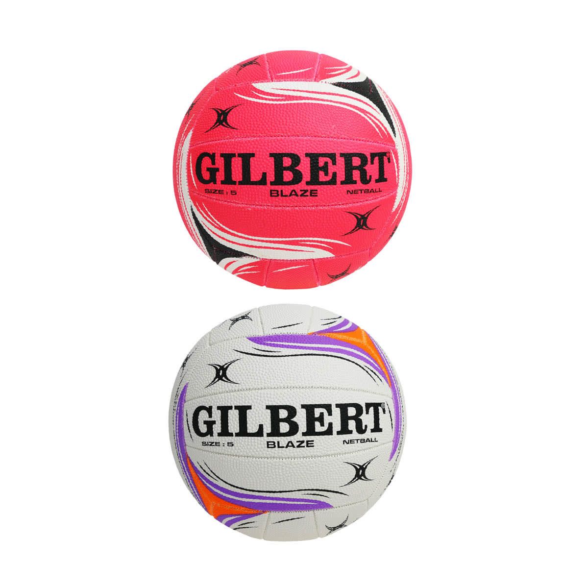 Gilbert Blaze Netball - Size 5, Assorted