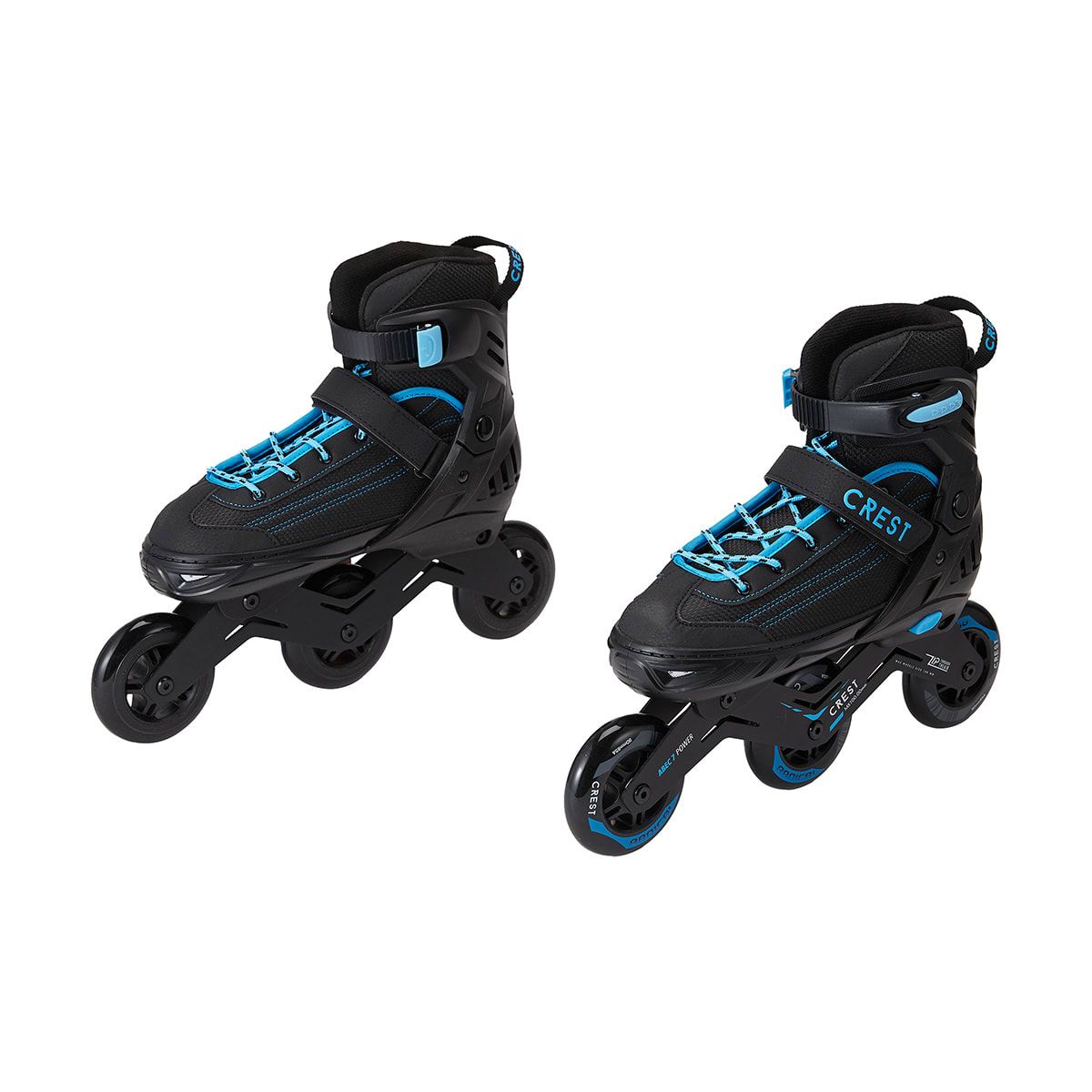 Inline Skates - Black, Size 7 to 10