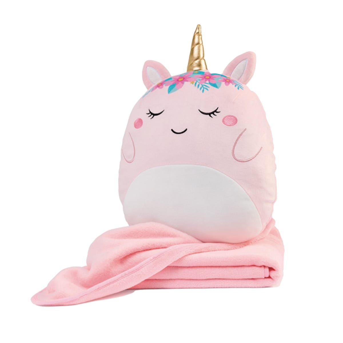 2-in-1 Unicorn Travel Blanket and Pillow