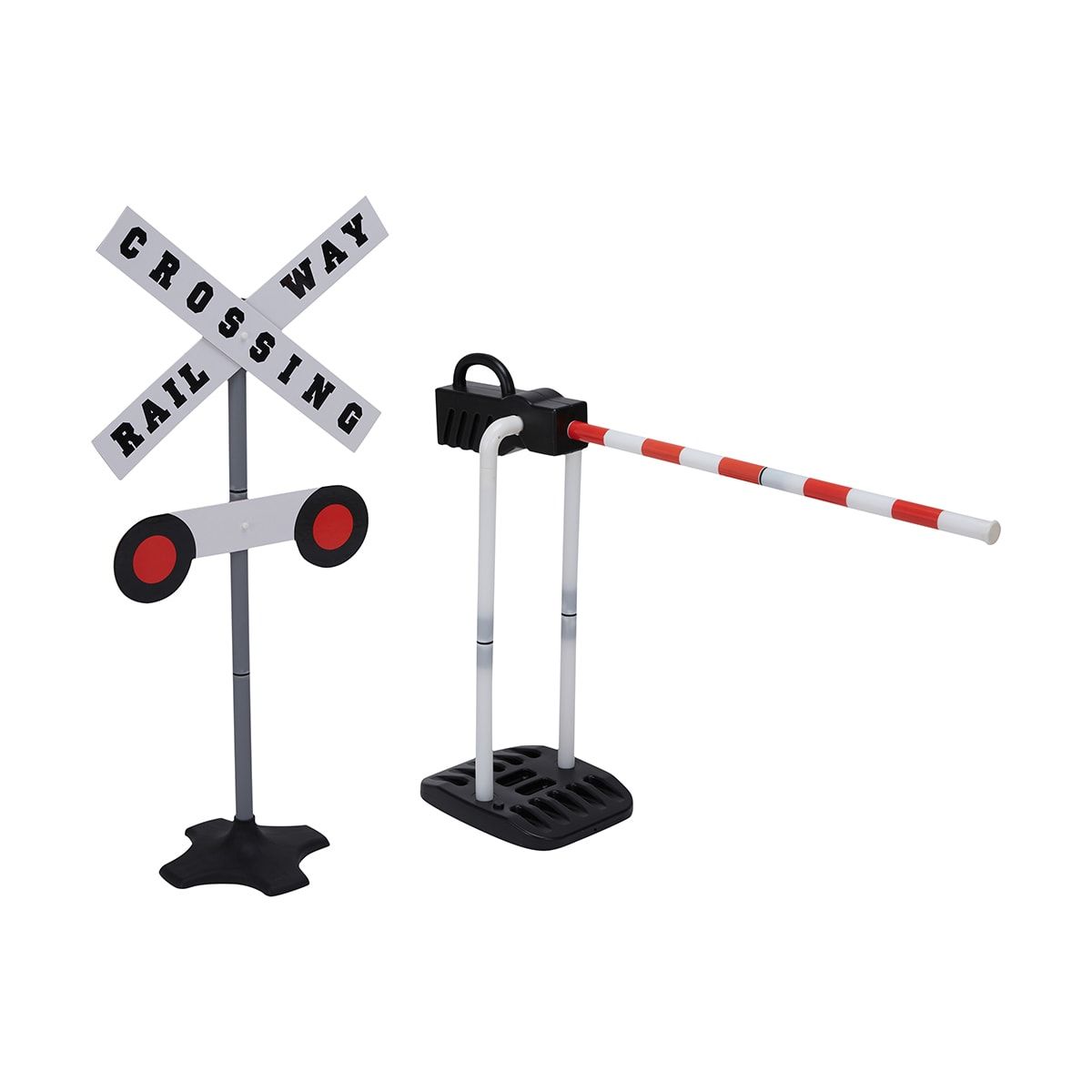 Railway Boom Gate and Crossing Set