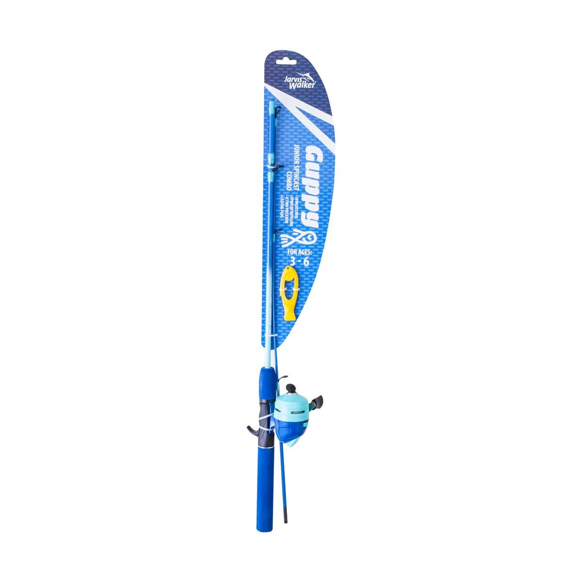 Jarvis Walker 4 ft. Blue Guppy Spincast Junior Combo