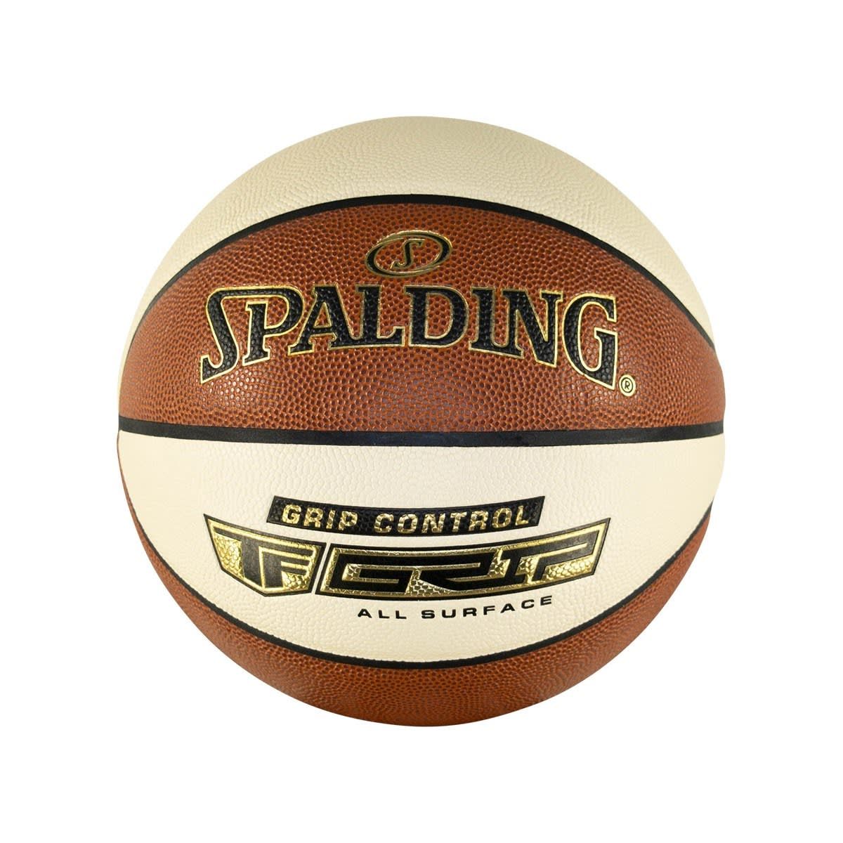 Spalding NBA Grip Control Basketball - Size 6, Oatmeal