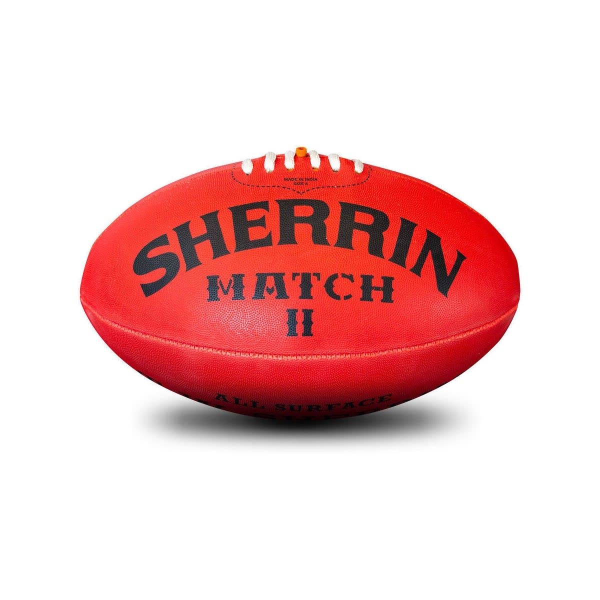 Sherrin Match 2 Football - Size 5, Red