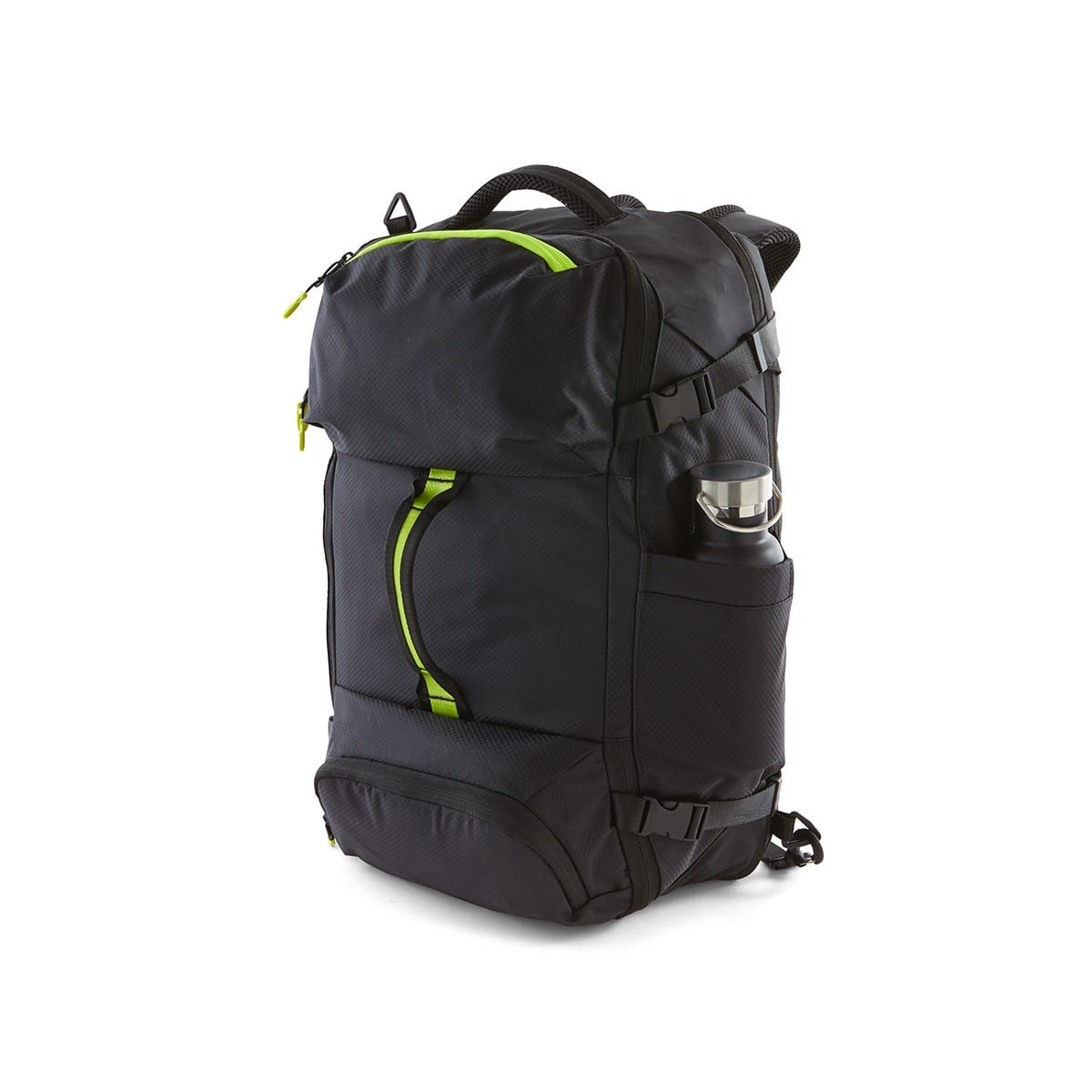 2 in 1 Convertible Duffle Backpack - Black