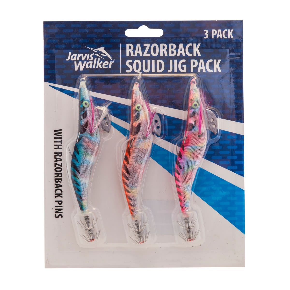 Jarvis Walker Tsunami Shimmer Jigs - Size 3.5, Set of 3