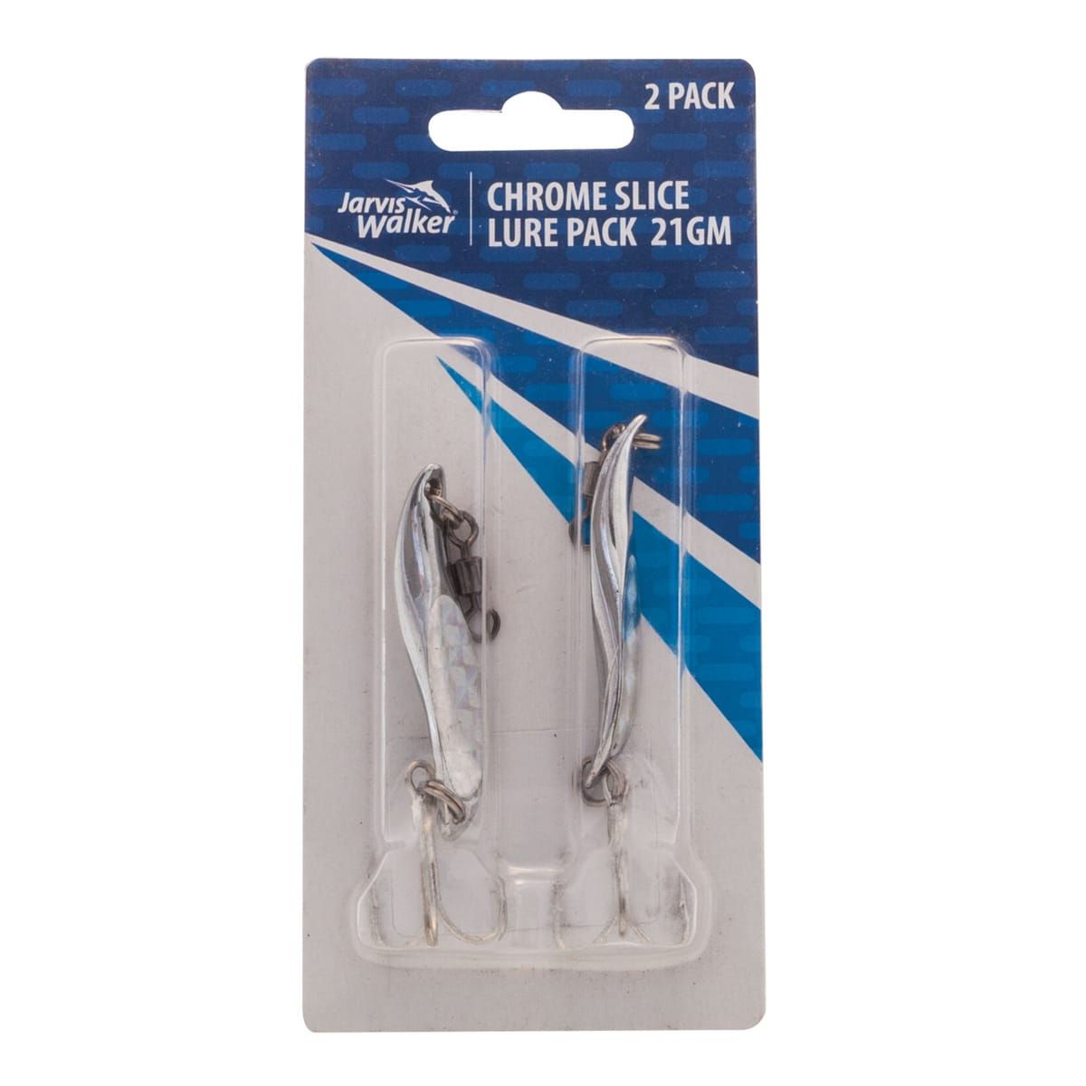 Jarvis Walker Chrome Slice Lures - Set of 2