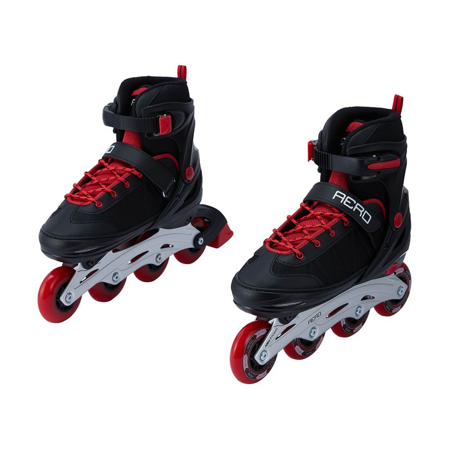 Inline Skates - Black and Red, Size 8 to 11