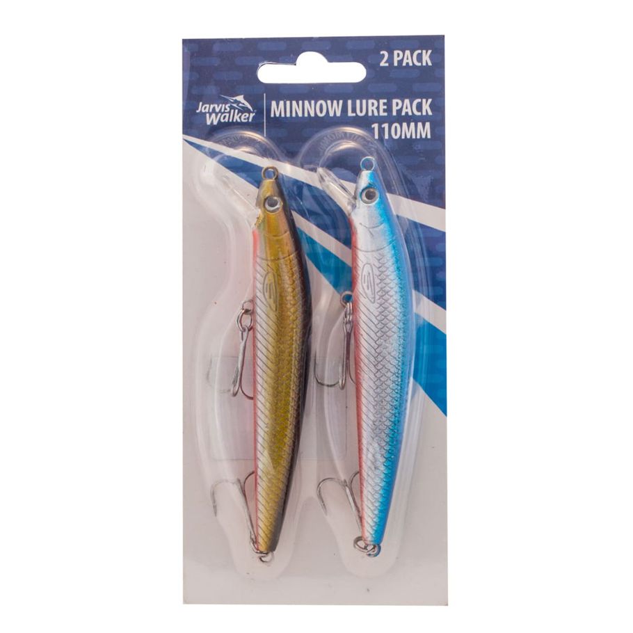 Jarvis Walker 110mm Minnow Lures - Assorted