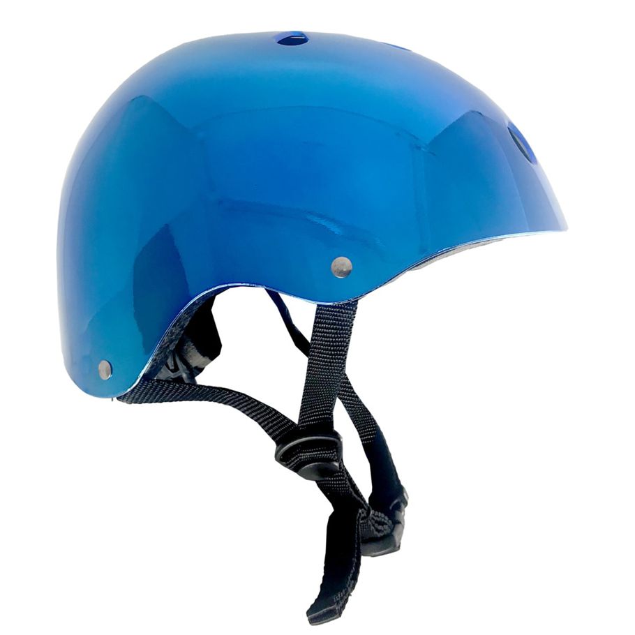 Hunter Cycles Metallic Blue Helmet