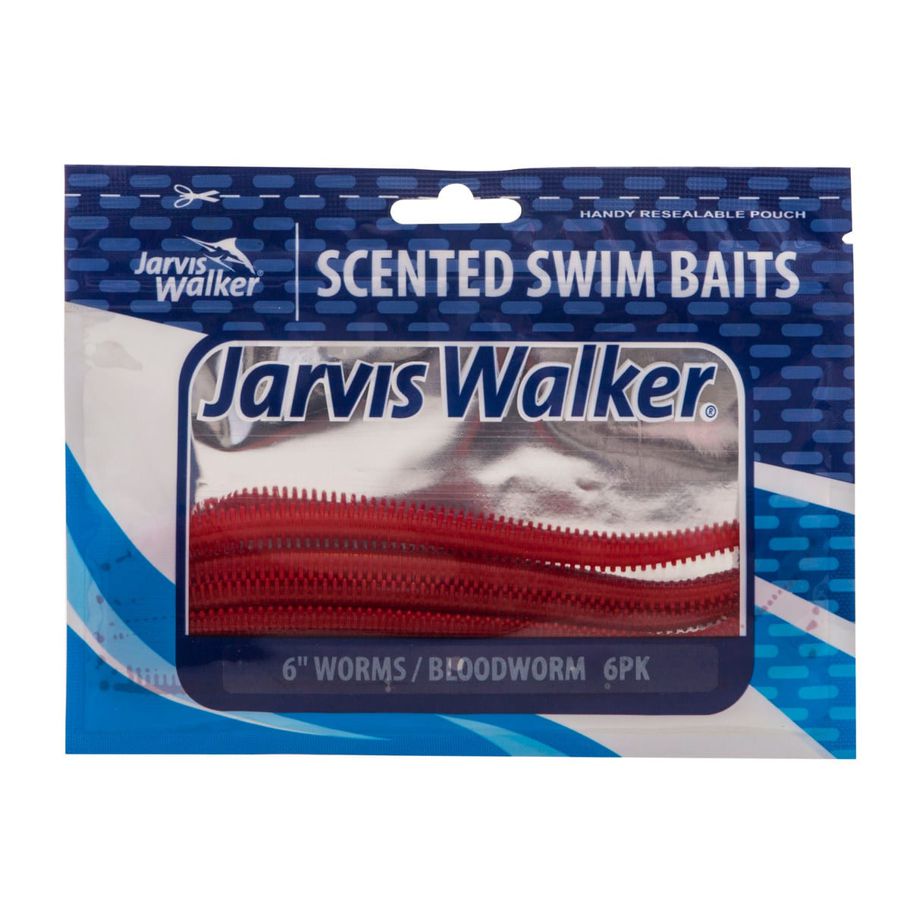 Jarvis Walker 6in. Scented Worm - Pack of 6