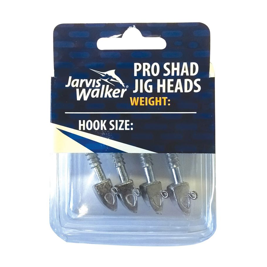 Jarvis Walker 4 Pack 1/2oz. Pro Shad Jig Heads