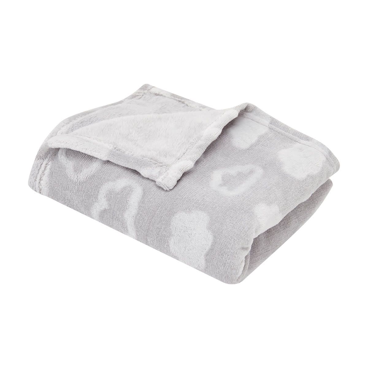 Coral Fleece Blanket - Clouds