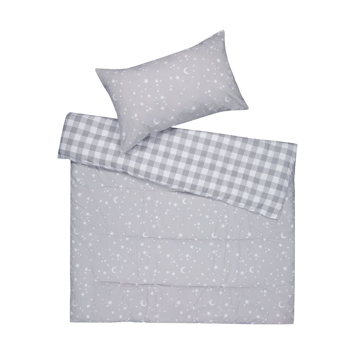 Cotton Cover Cot Comforter Set - Star