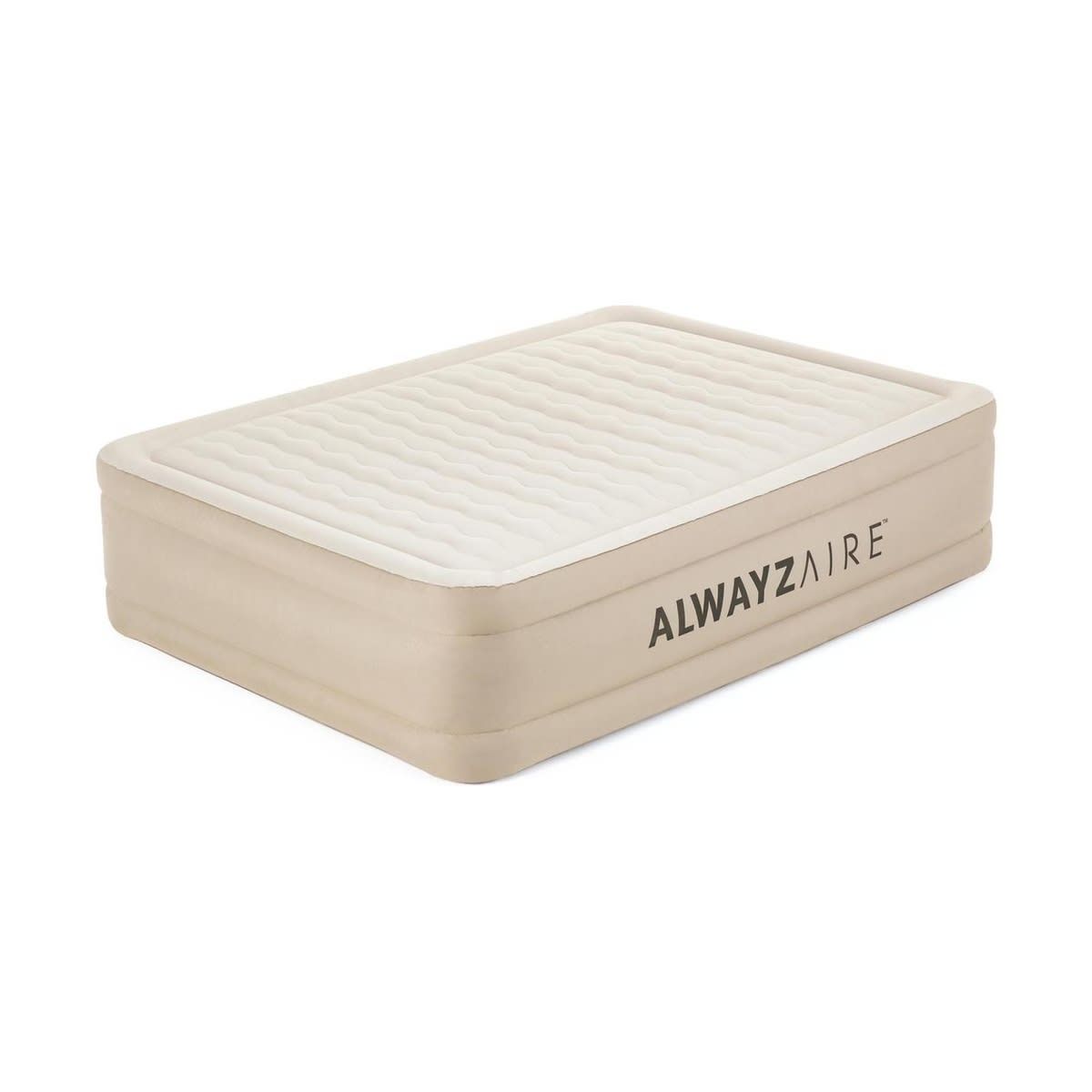 AlwayzAire Airbed with Built-in Pump - Queen Size