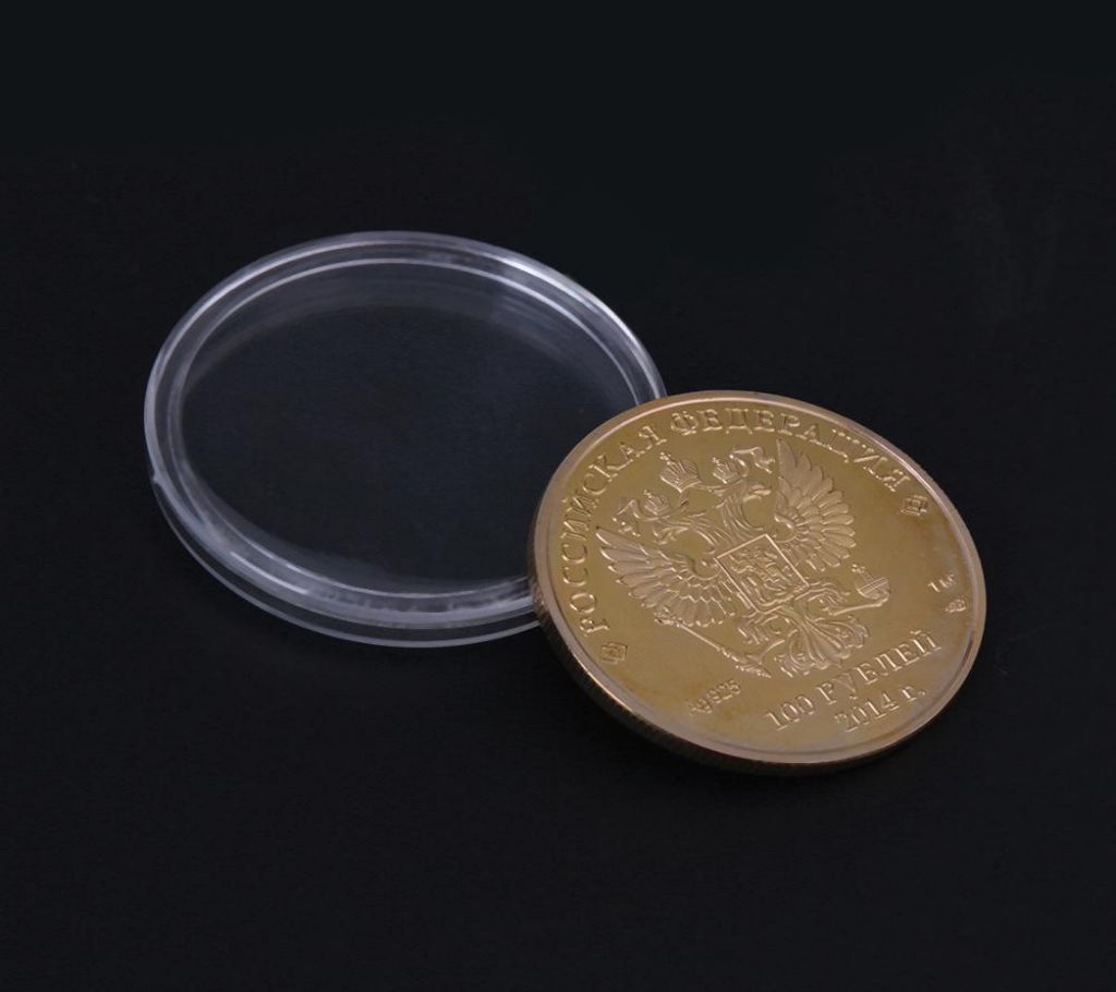 Chinese Dragon Pattern Lunar Chinese Zodiac Gold-Plated Commemorative Coin