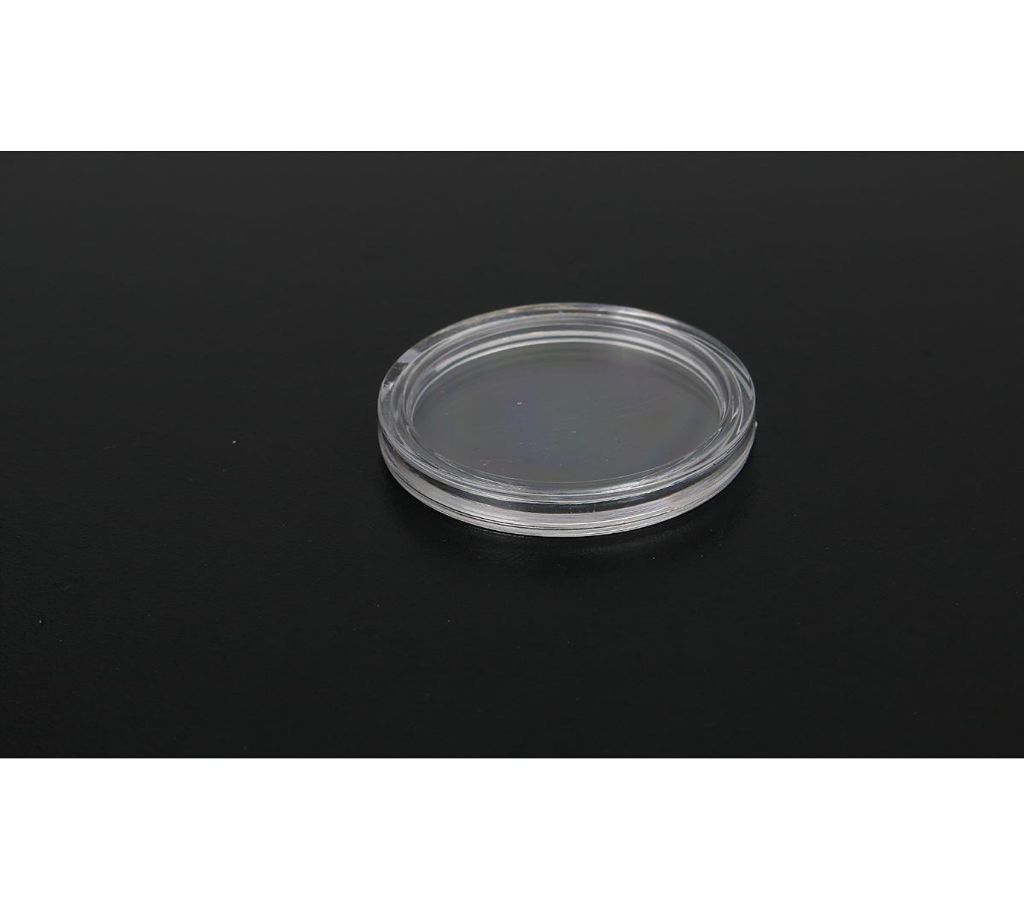 10Pcs 24/32mm Clear Coin Capsules Case Holder Container Storage Box
