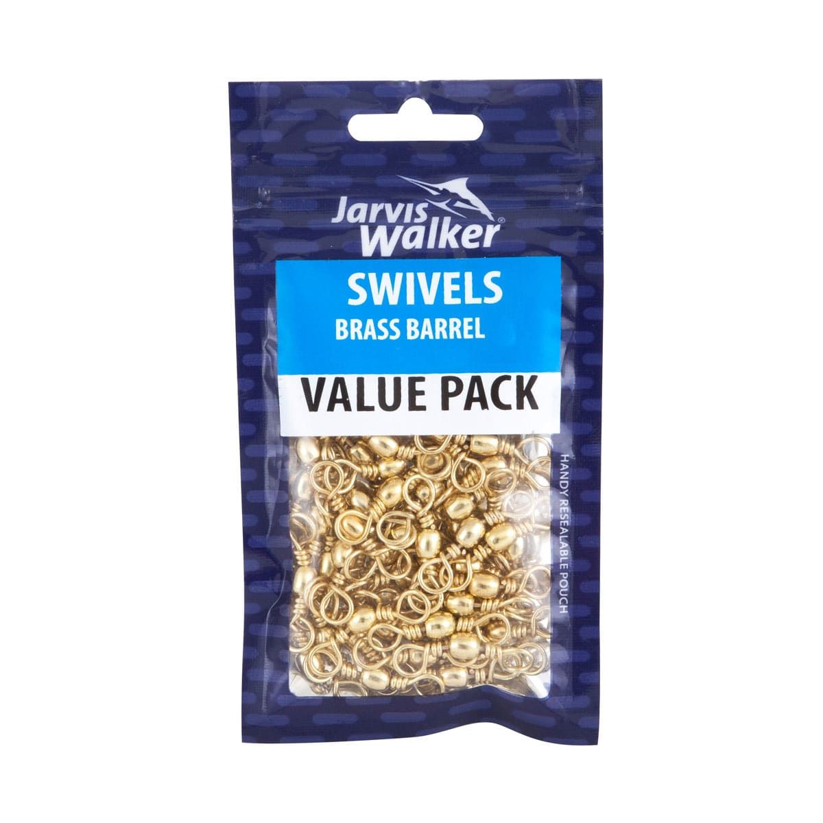 Jarvis Walker Brass Barrel Swivels - Size 4