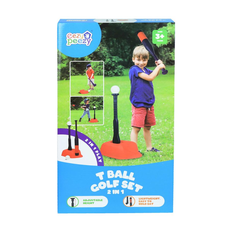 Eezy Peezy 2-in-1 T-Ball Golf Set