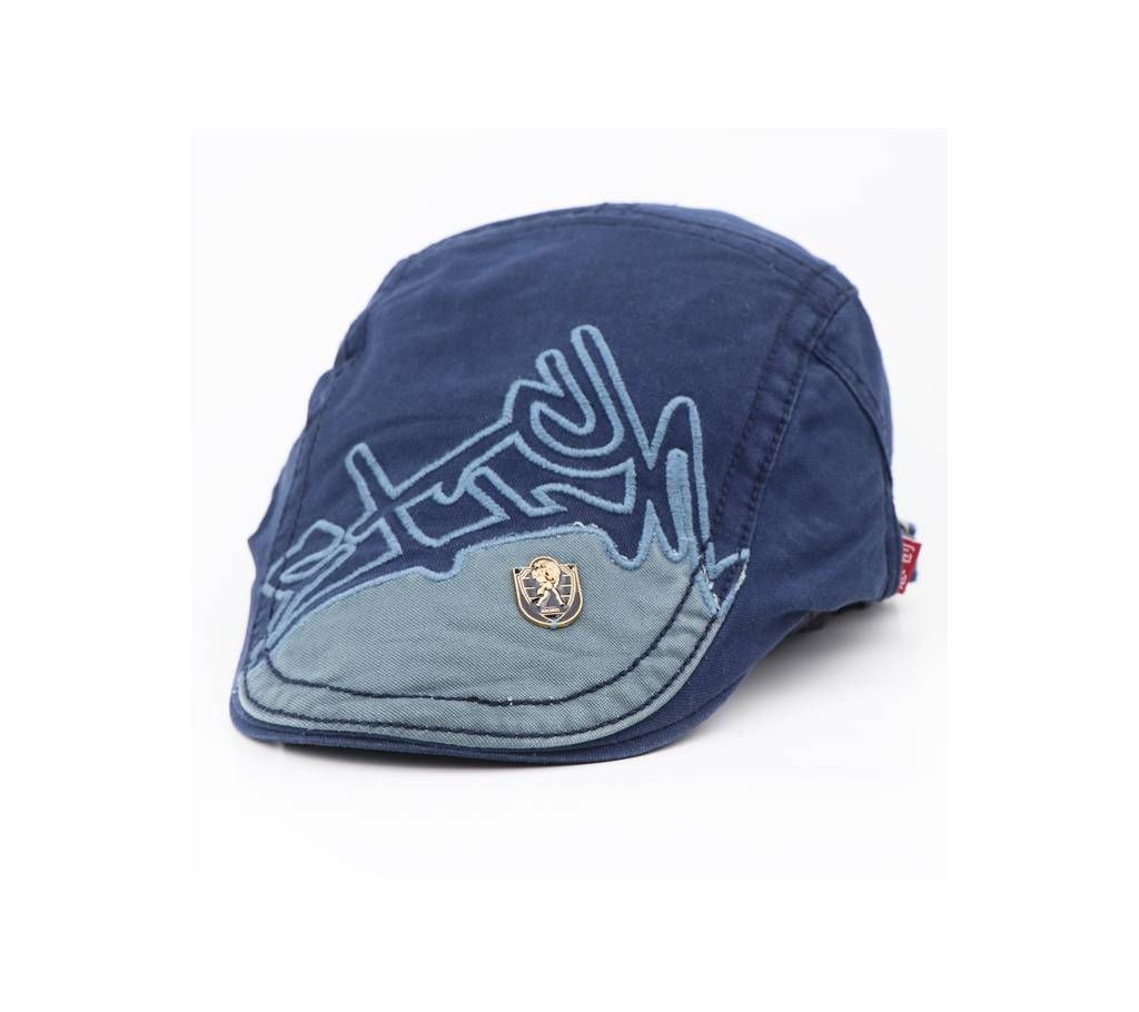 Blue China Cotton Golf Cap For Men