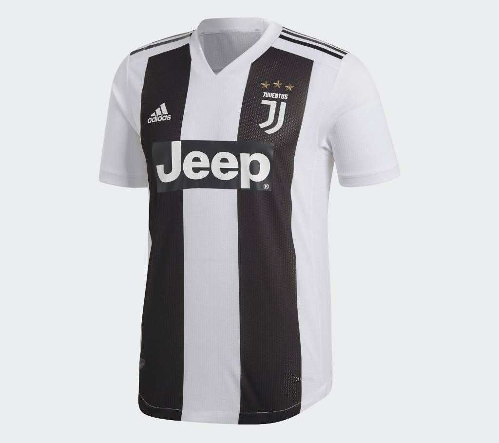 Juventus Home Half Sleeve Regular Jersey 2018-19